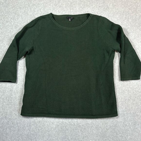 COS Sweater Women's Forest Green Size Large - Picture 1 of 4